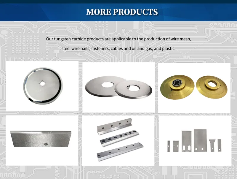 Tungsten Carbide Circular Blade for PCB Lead Cutting Machine