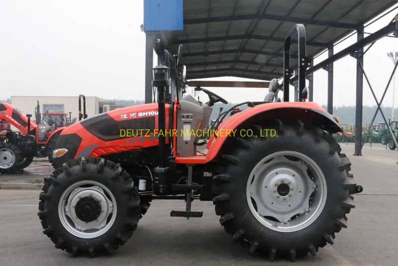 100HP Hot Sell Agricultural Tractor Farm Tractor Paddy Field Tractor