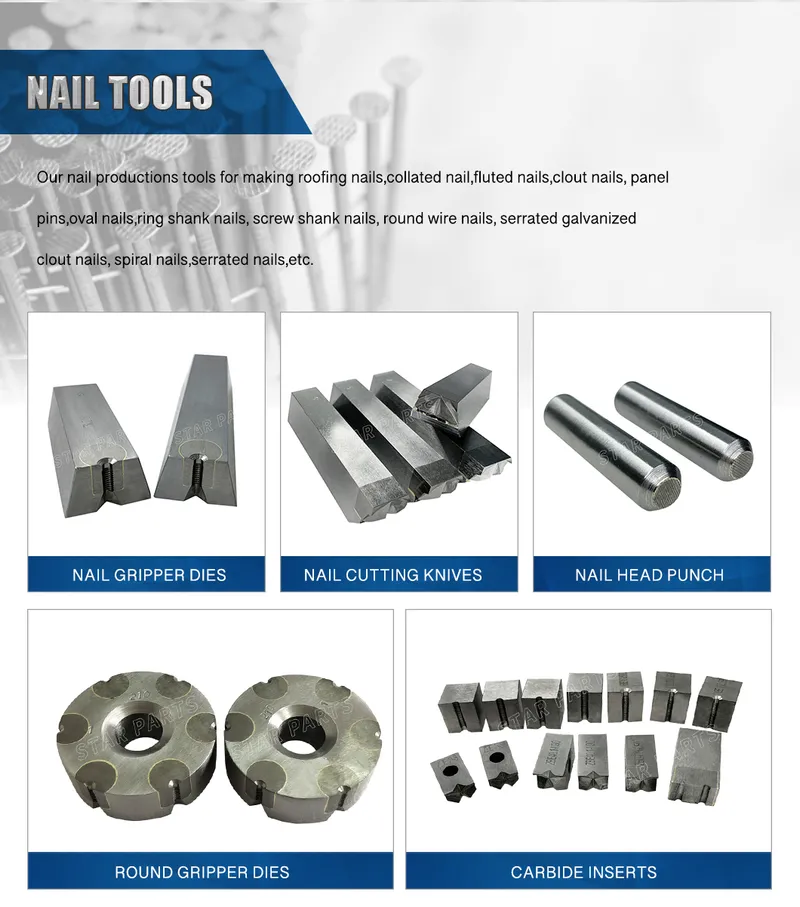 Carbide Nail Cutter Knife for Cutting Wire Nails