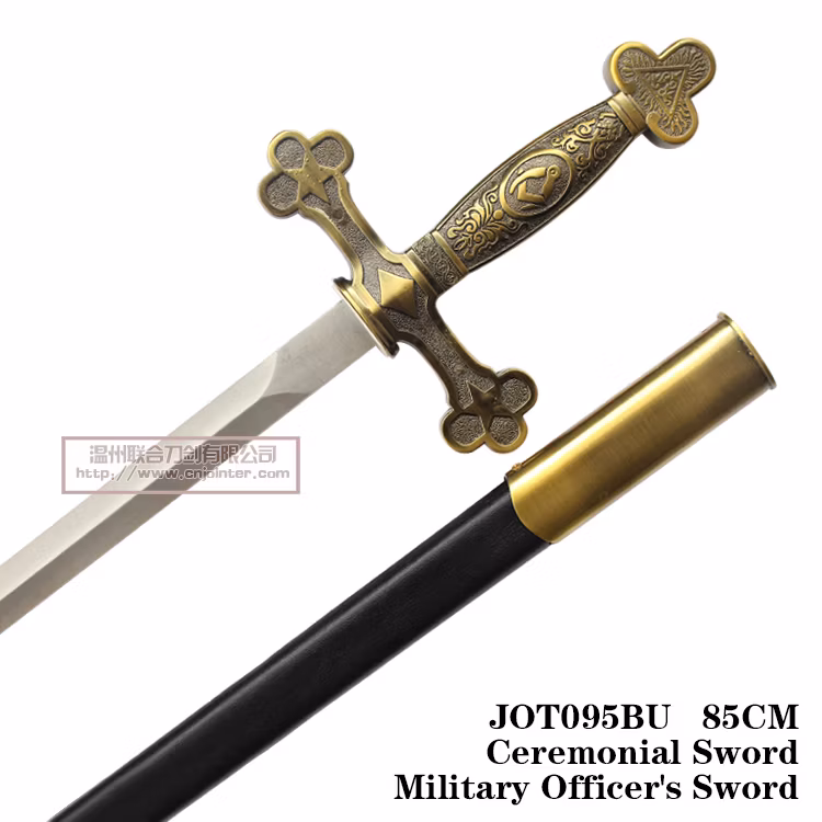The Crusades Sword Knight Sword Ceremonial Sword Military Officer's Sword 85cm Jot095bu