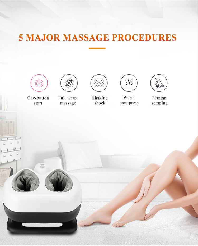 Electric Virbrating Sole Rollers Foot Massage Machine for Acupoint Massage