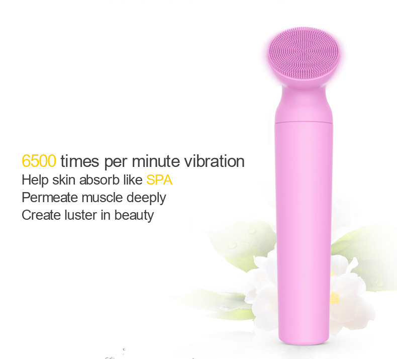 Facial Massage Cleansing Device with Skin Friendly Silicone