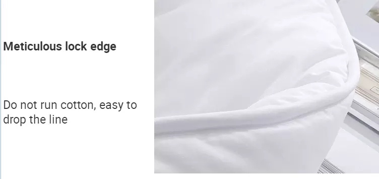 Cama Litera Queen Size White Microfiber Comforter