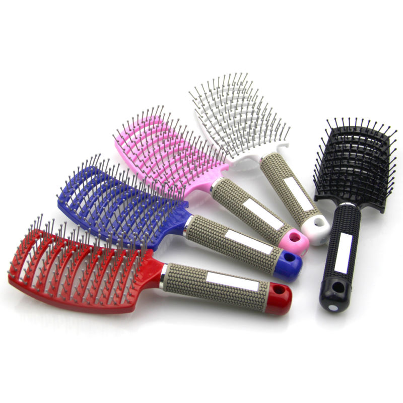 Curved Vented Styling Hair Brush, Detangling Thick Hair Massage Blow Drying Brush