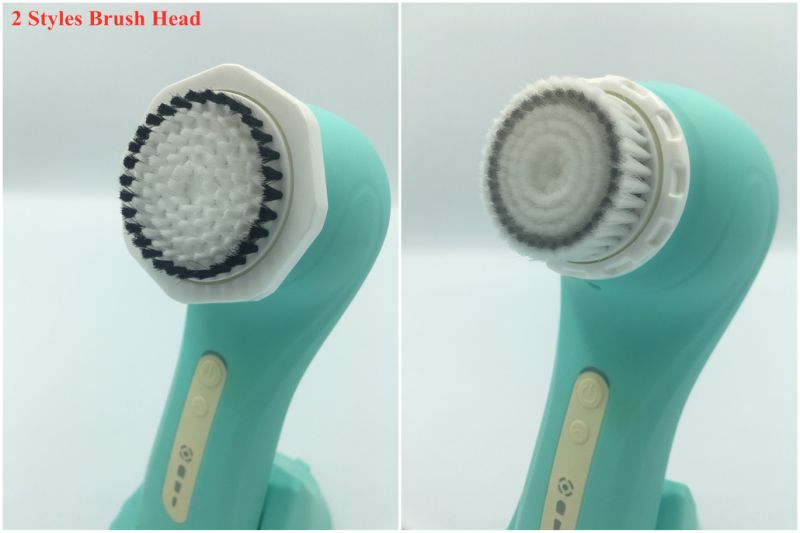 Skin Care Electric Facial Brush with 4 Stalls for Facial Clean Massage