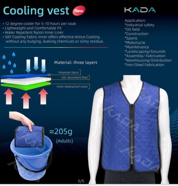 Water Cooled Vest Riding Cooling Vest Water Evaporating Cooling Vest