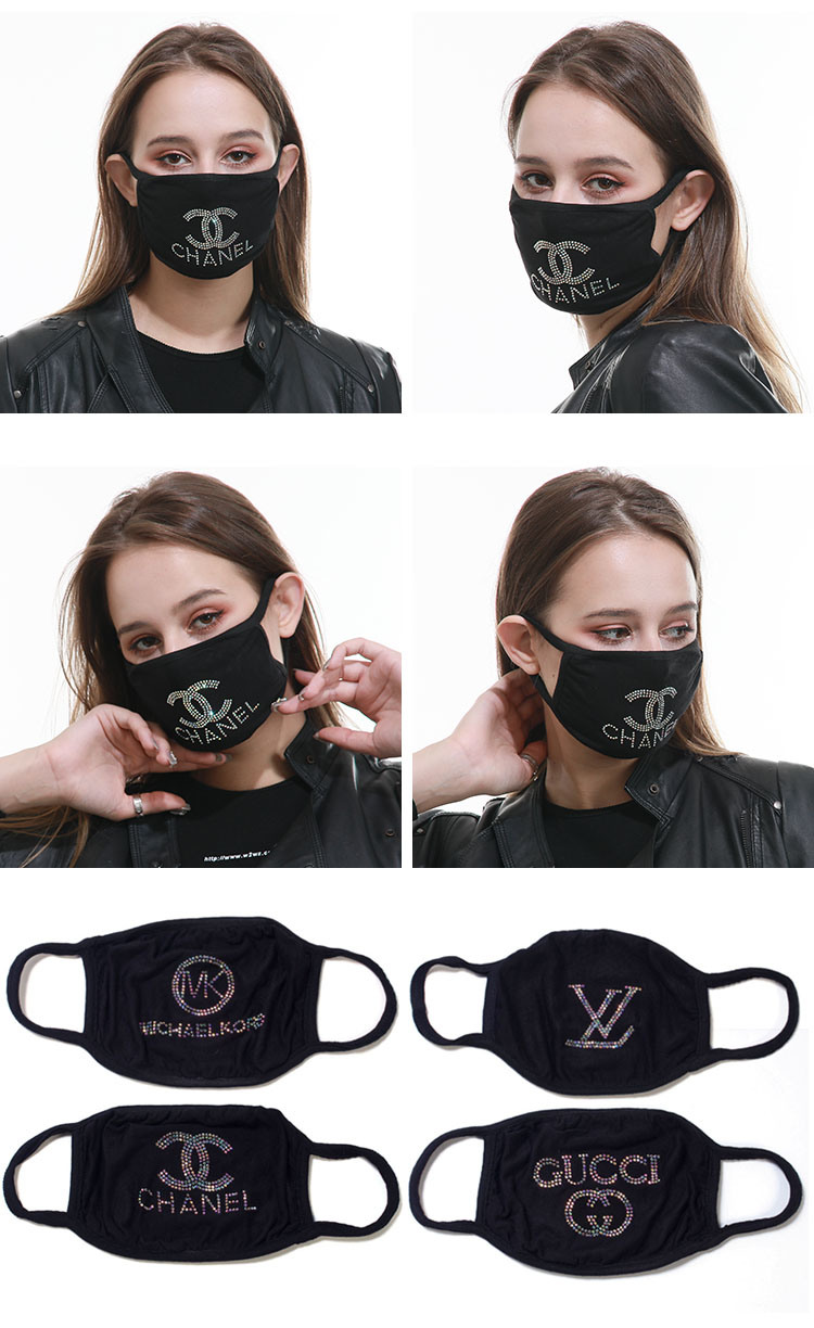 Diamond Glistening Warm Mask fashion Protection