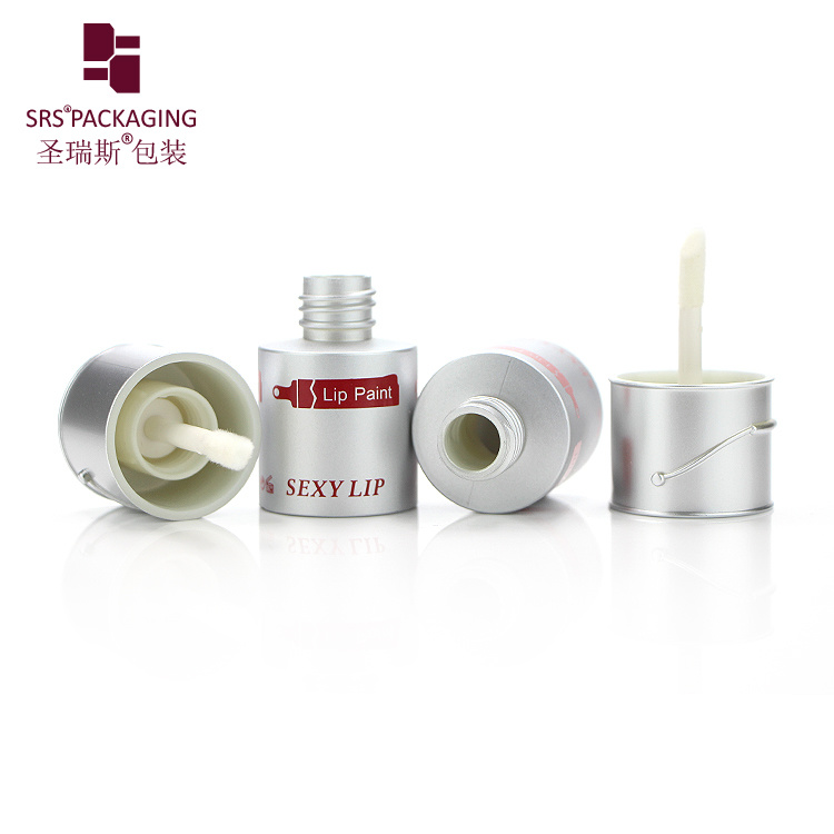 New Kind LG017 8ml Silver Unique Lip Gloss Container