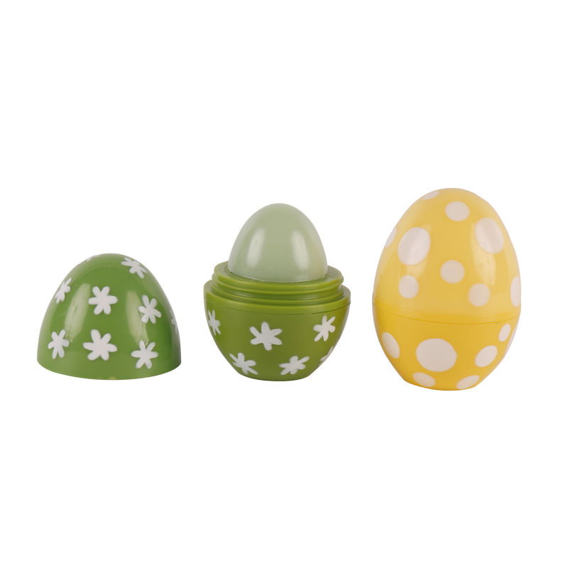 Customized Multiple Color Easter Egg Pop Ball Lip Balm