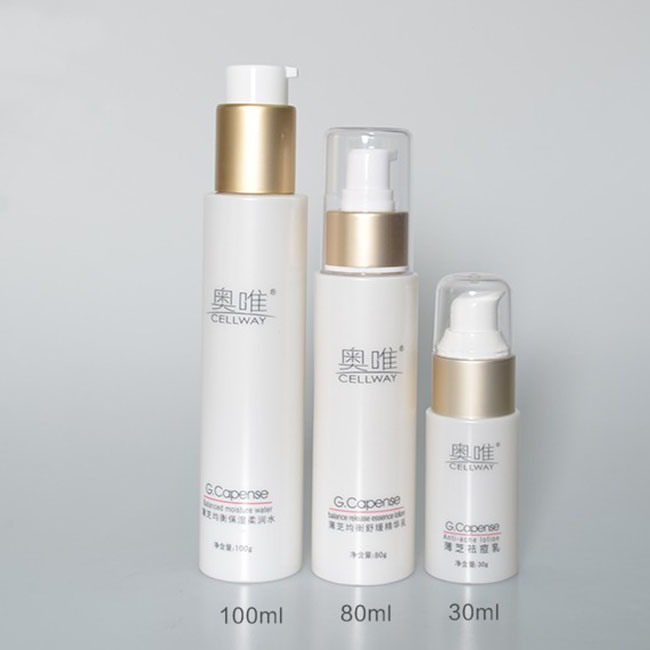 Cosmetic Packaging Small Pet Bottle for Skin Care Cream (PPC-PB-001)