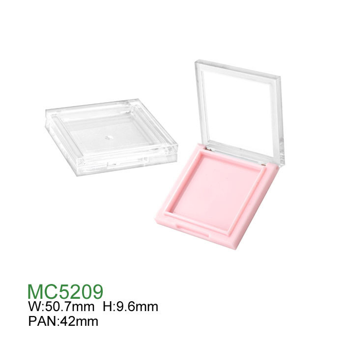 Cosmetic Case Wholesale Customized Empty Plastic Case Eyeshadow Palette with Mirror
