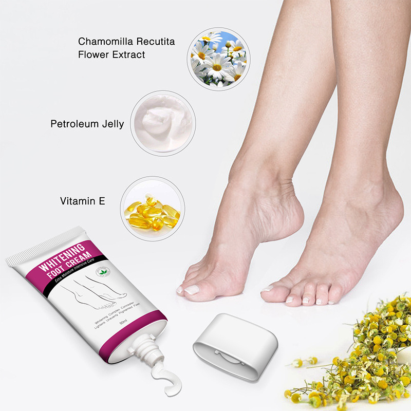 New Foot Whitening Cream Moisturizing Care Moisturizing Foot Cream Hydrating White Smooth and Delicate Foot Cream