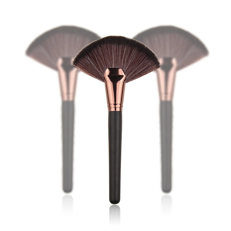 Professional Face Highlighting Make up Cosmetic Tool Fan Makeup Brushes