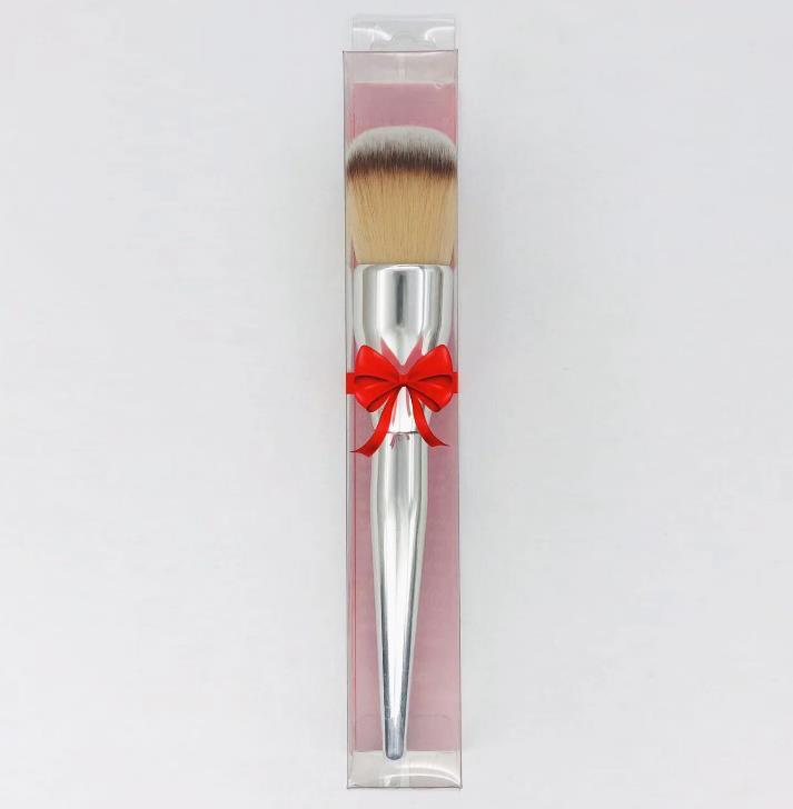 Luxury Popular Gold Silver and Black Cosmetic Make up Soft Brush Sets Custom Logo Printing
