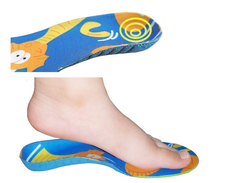EVA Flexible and Elastic Feet Gesture Corrector Insole for Children Health