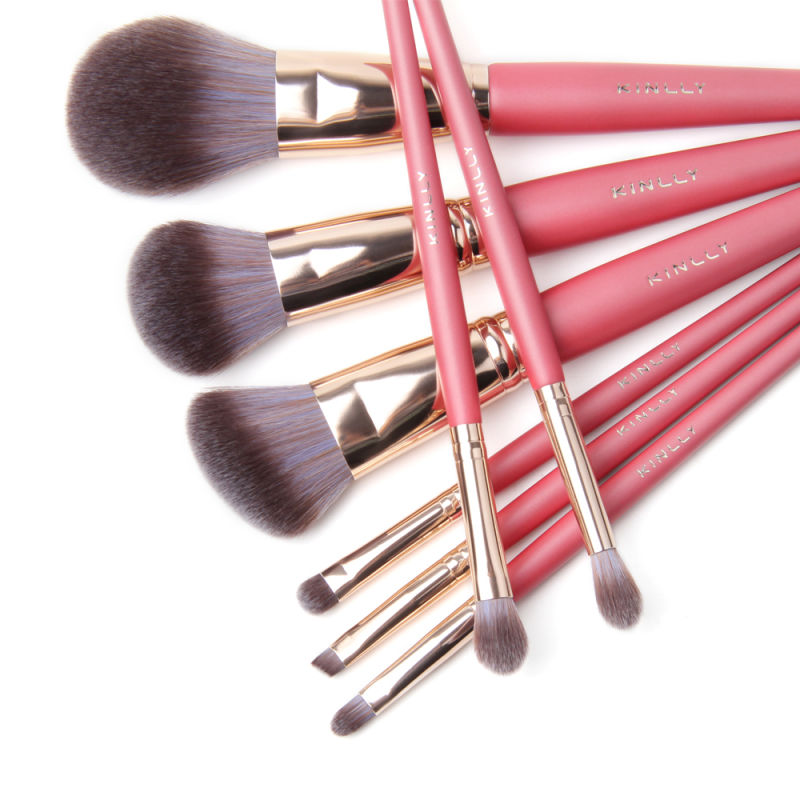 10PCS Advanced Professional Soft New Hair Make-up Brush Set