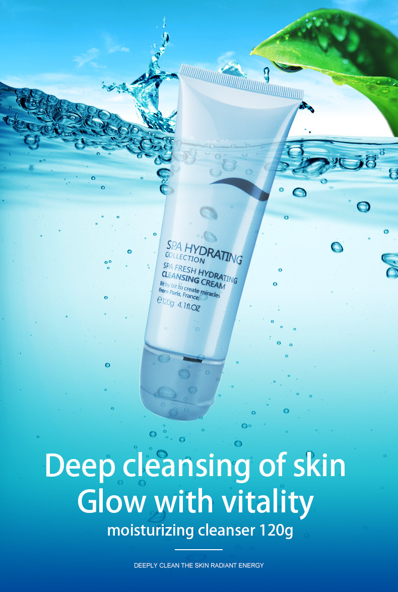 Deep Cleansing Face Cleanser Hydrating Moisturizing Facial Foam Cream Cleanser Private Label