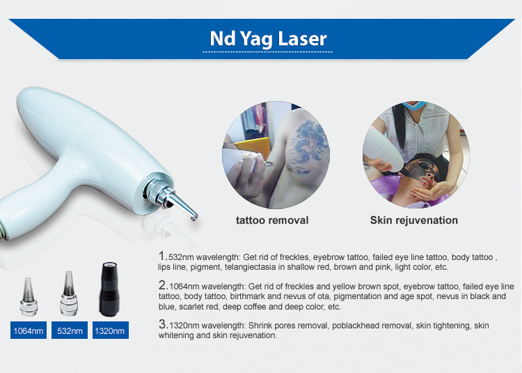 RF Face Lifting / Laser Tattoo Removal / IPL Hair Removal Multifunction Device