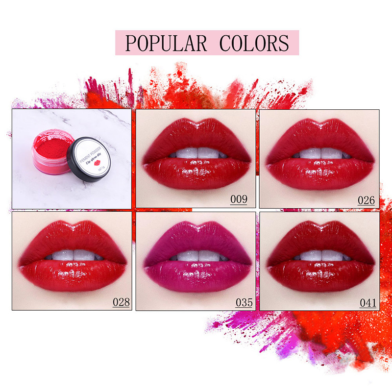 Lip Glaze Pigment for DIY Lipgloss Making Kit Long Lasting Lipgloss