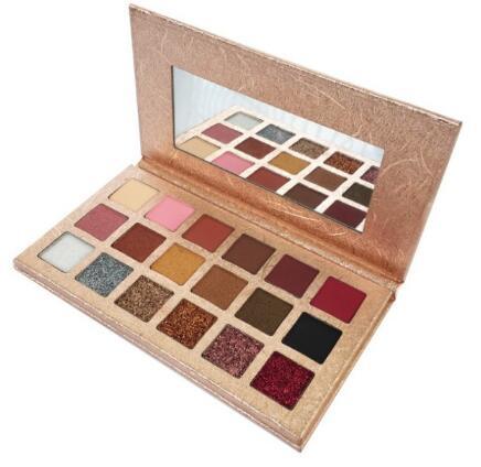 Plastic Cosmetic 28 Color Eyeshadow Palette with Mirror