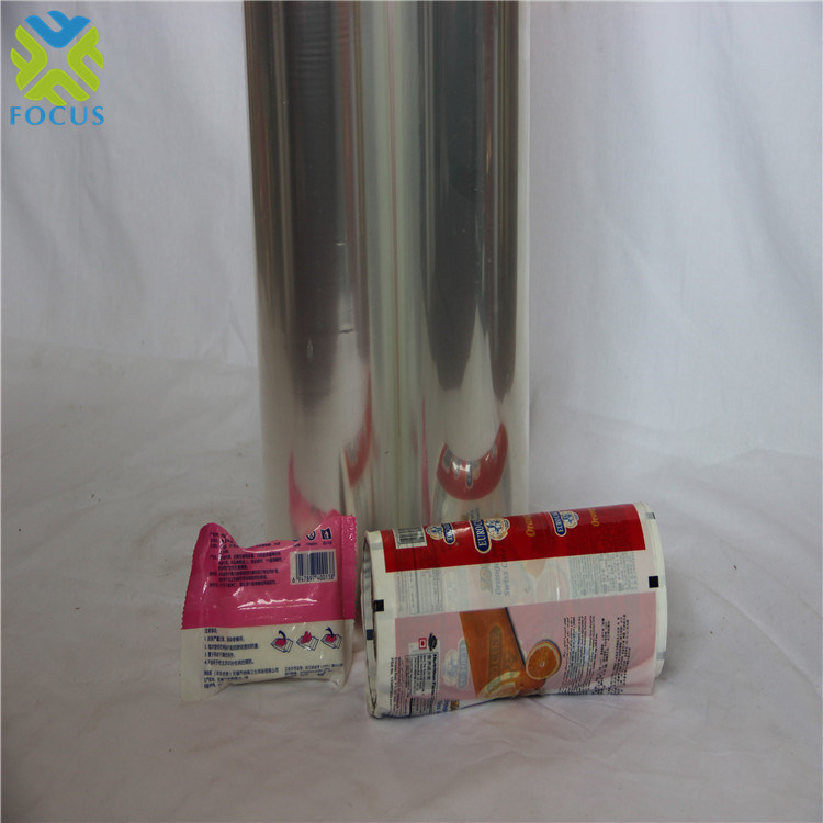 Metallized Pet CPP Laminating Pouch Film Packaging Bags Material