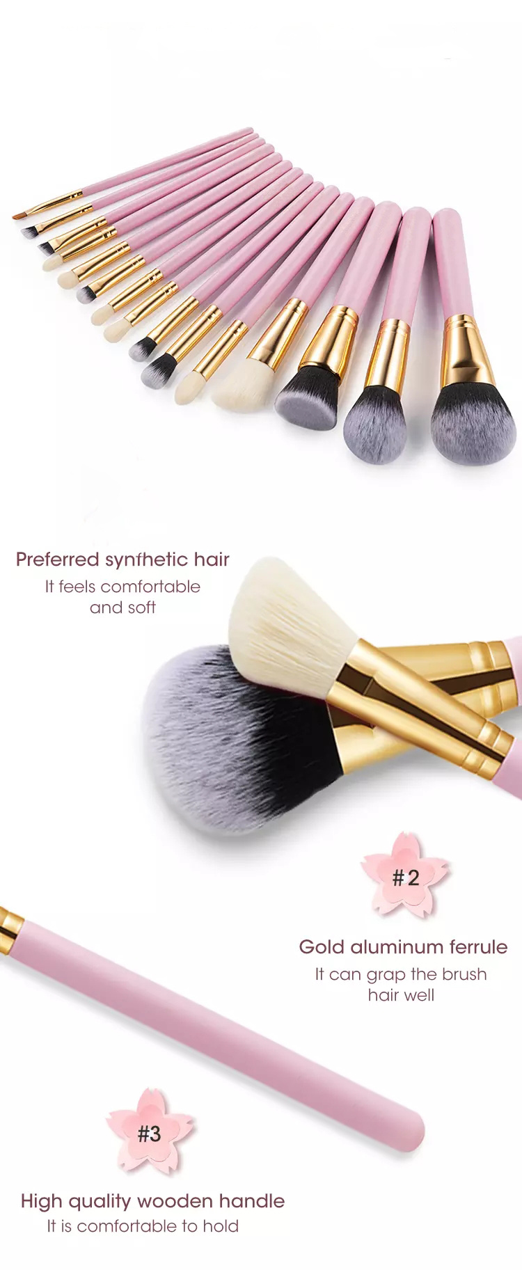 Highwoo Newest Cosmetic Professional Make up Brush Set