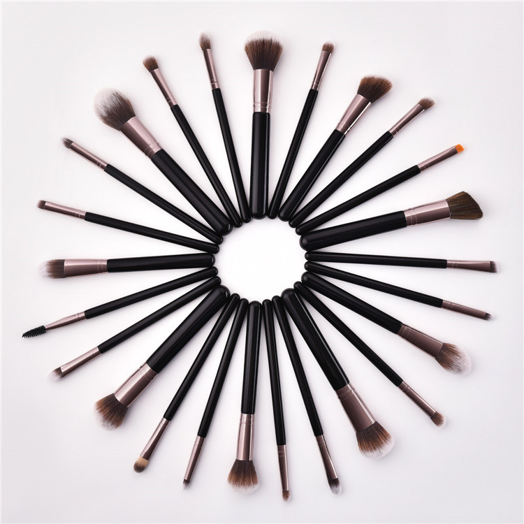 Cantome Professional Custom Logo 32PCS Black Makeup Brush Set