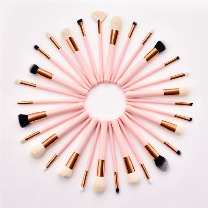 High Quality Cosmetic Blending Brushes 30PCS Make up Brush Professional Pink Makeup Brushes Set