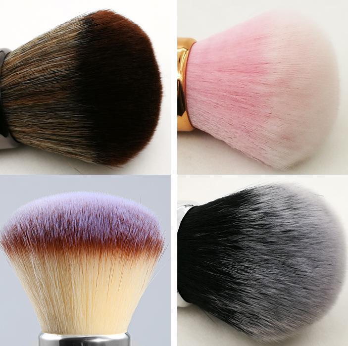 Luxury Popular Gold Silver and Black Cosmetic Make up Soft Brush Sets Custom Logo Printing