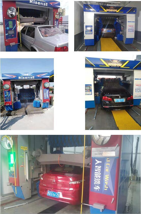 Automatic Rollover Car Wash Equipment with 5 Nylon Brushes