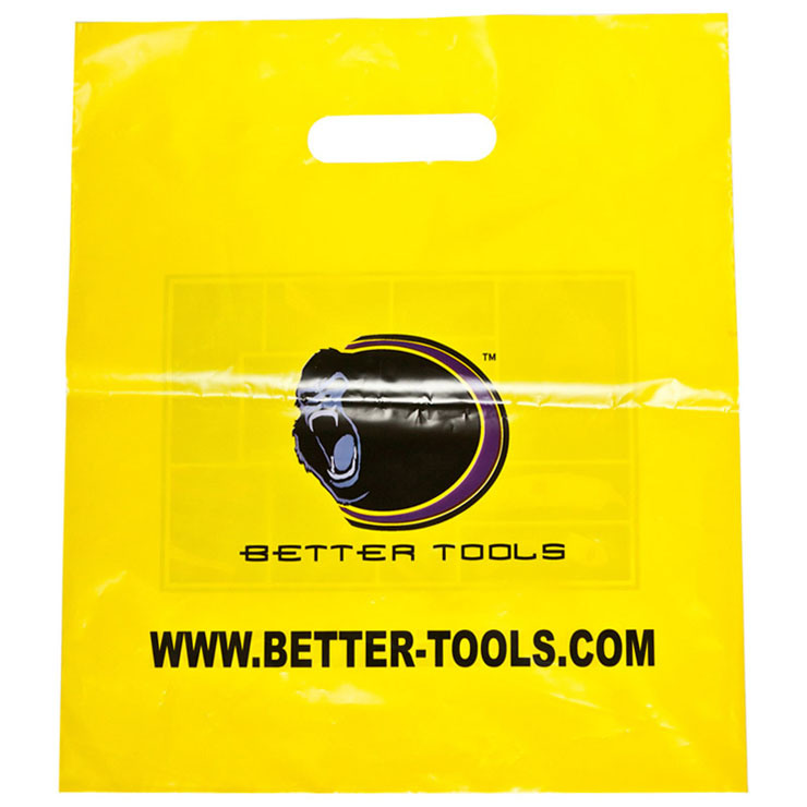 Full Coverage Printed Die Cut Handle Bags for Hardware (FLD-8511)