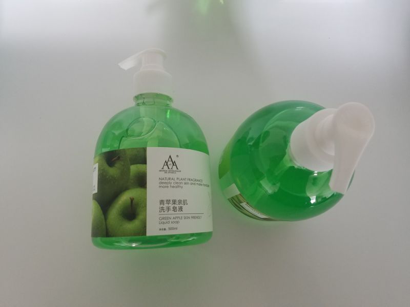 Natural Green Apple Liquid Hand Soap at 500ml with Pump
