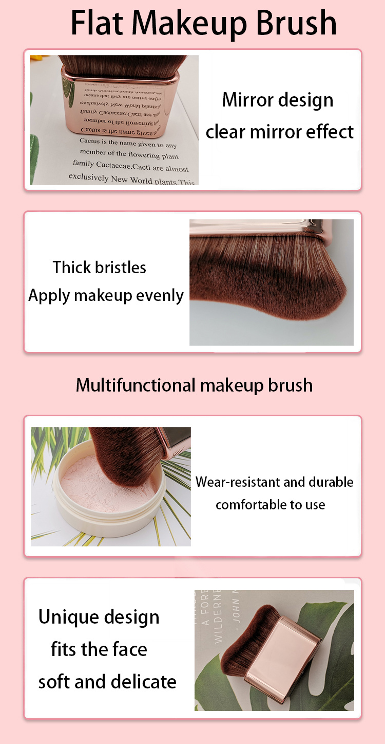 Single 1PCS Synthetic Hair Liquid Powder Foundation Makeup Brush