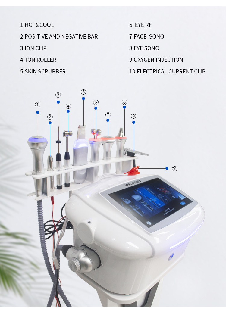 Multifunction EMS Microcurrent Ultrasound Face Lift Bio Ion Galvanic Facial Machine Face Lifting for SPA