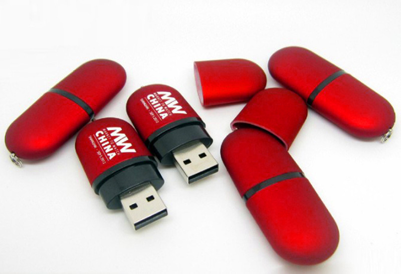 Capsule U Disk Lipstick USB Drive Plastic USB Flash Disk