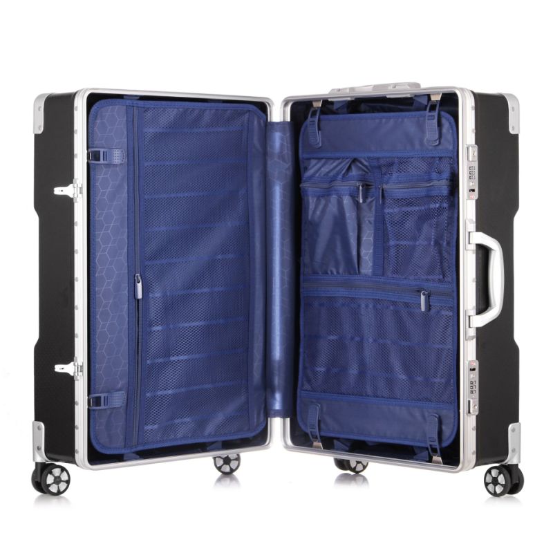 Full Size Aluminum Frame Luggage Business Travel Trolley Bag Suitcase