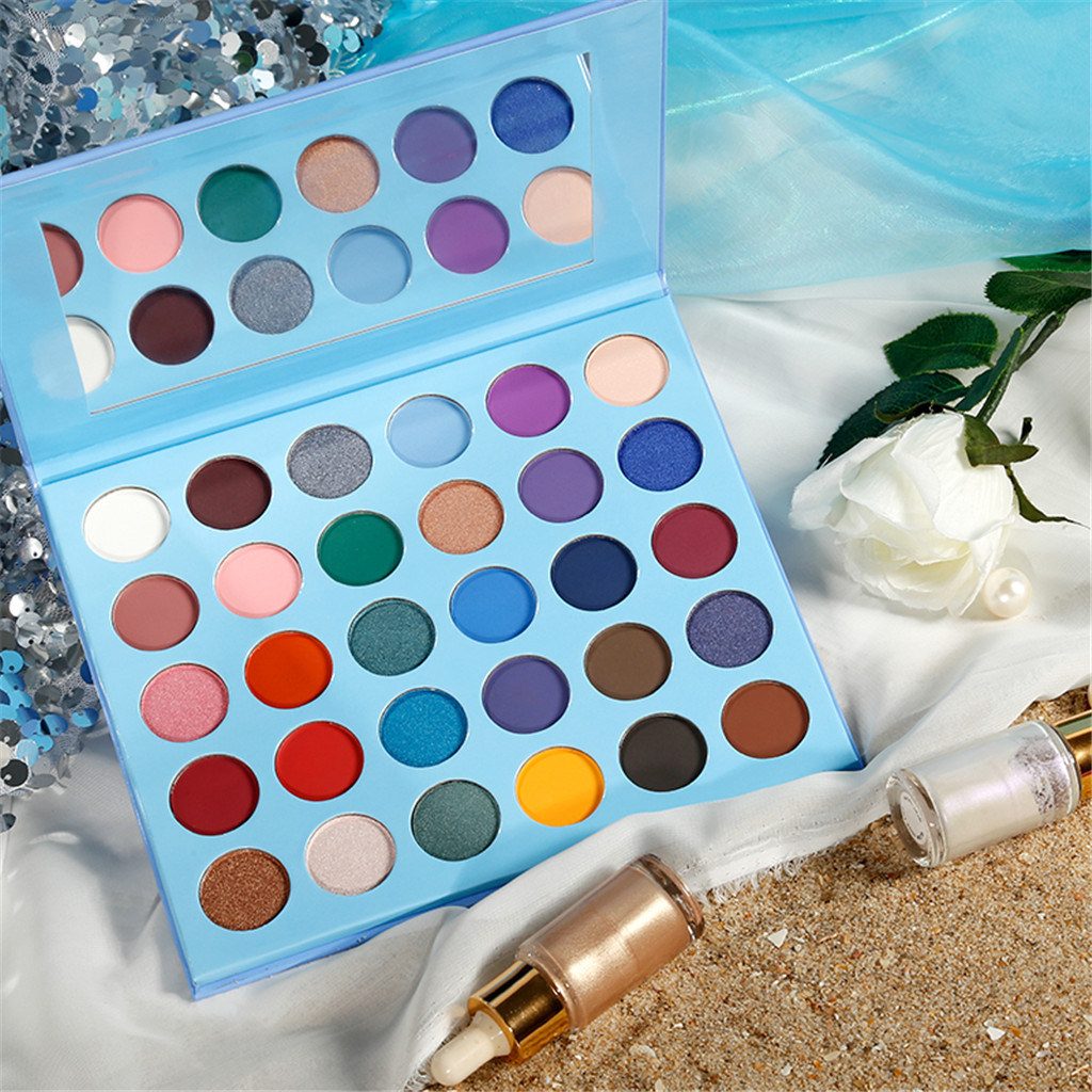 35 Colors Cosmetics Makeup Eyeshadow Palette with Private Logo