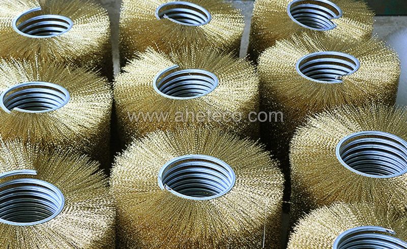 Steel Wire Abrasive Nylon Spring Wound Coil Brushes