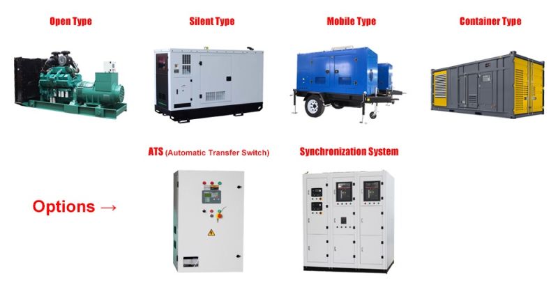 50Hz 3 Phase 300kw Diesel Generator with Naked in Container