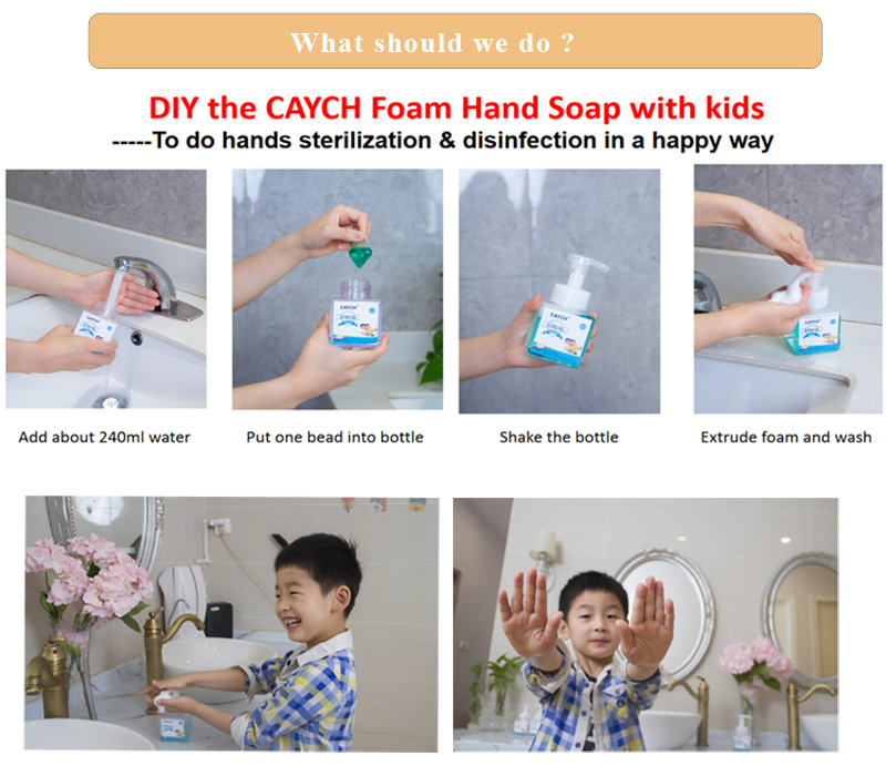 Foam Gentle Cleansing Caych Liquid Hand Wash Soap