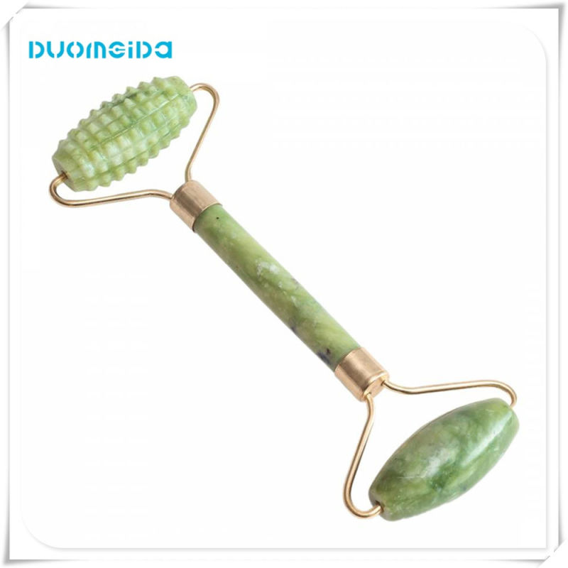 Handheld Massage Tool Rose Quartz Facial Massage Natural Pink Jade Roller