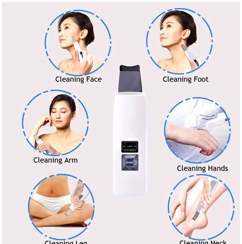 Ultrasonic Skin Peeling Scrubber for Skin Care