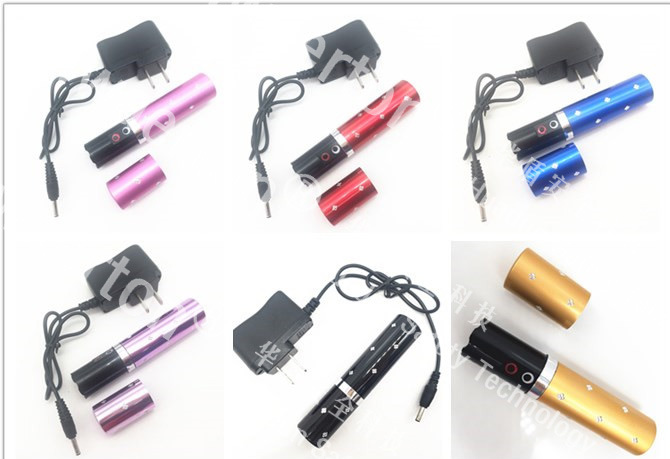 Electric Shock Women Self-Defense Lipstick Mini Stun Gun for Ladies