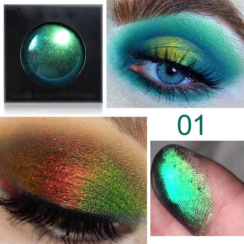 High Pigment Private Label Cream Duo-Chrome Eyeshadow Powder Chameleon Pigments Makeup Eye Shadow