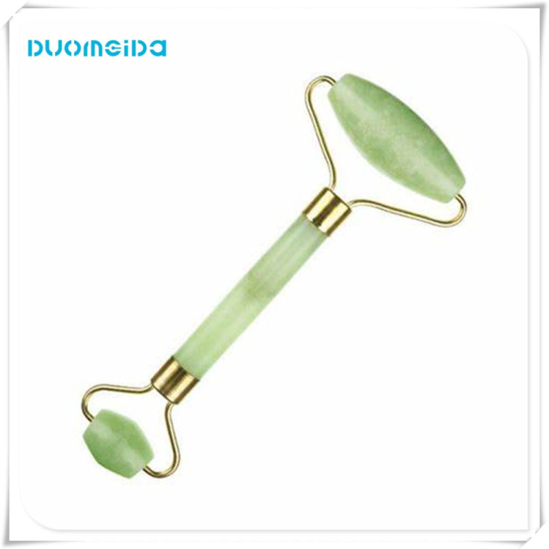 Handheld Massage Tool Rose Quartz Facial Massage Natural Pink Jade Roller