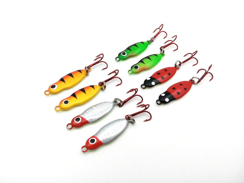 Fishing Ice Jig 50mm/6g Lead Spoon Artificial Insect Lure