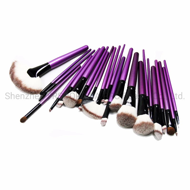 Private Label Make up Brushes 24PCS Professional Powder Contour Eyelash Mascara Highlighter Cosmetic Brush Set