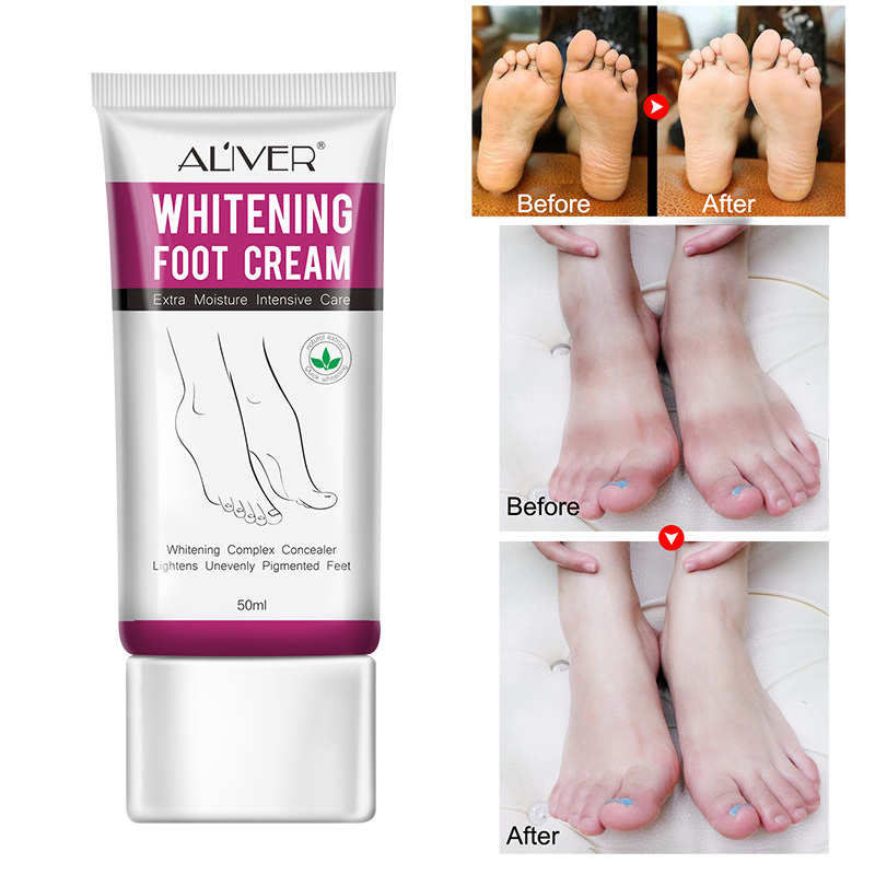 New Foot Whitening Cream Moisturizing Care Moisturizing Foot Cream Hydrating White Smooth and Delicate Foot Cream