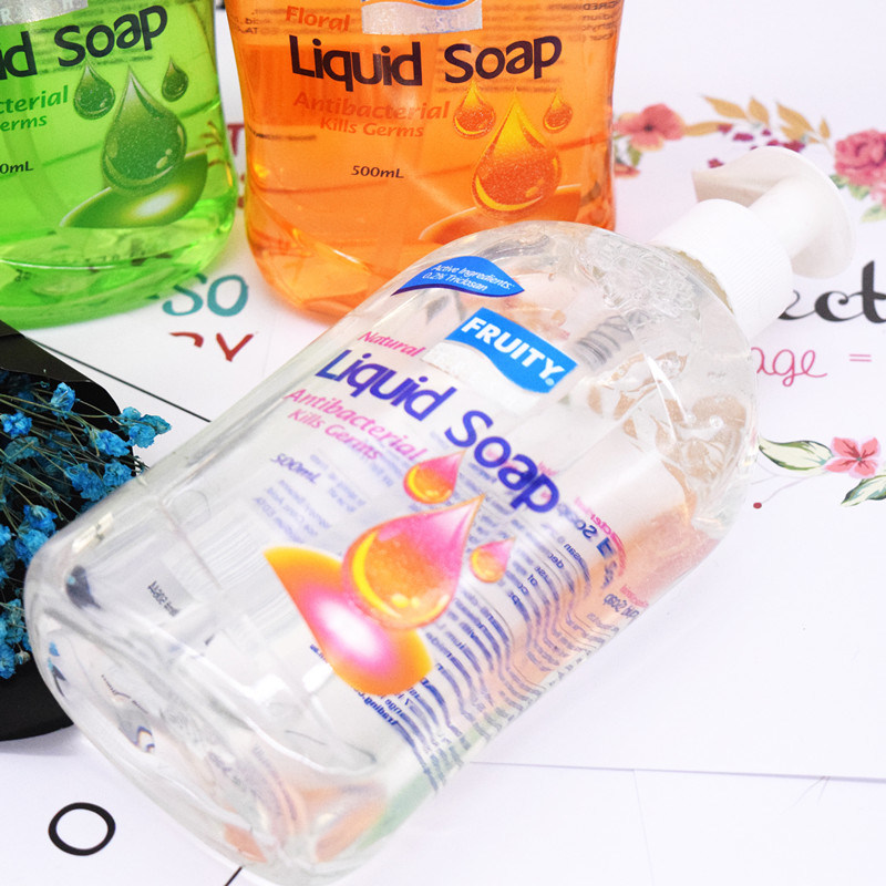 Hot Selling Hand Soap Fruity Natural Antibacterial Liquid Handwash