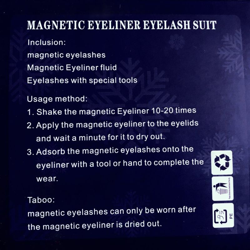 Bulk Price Custom Private Label Magnetic Eyelashes with Liquid Eyeliner Tweezers